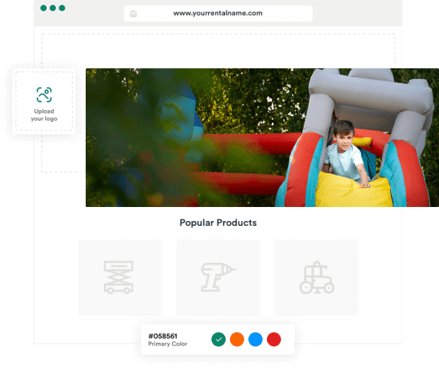 Inflatables and bounce house rental software