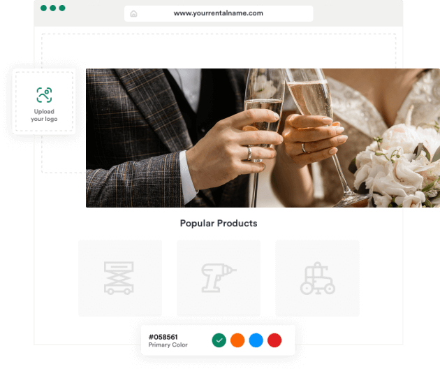 Wedding rental software