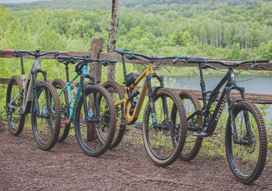 Bicycles in nature