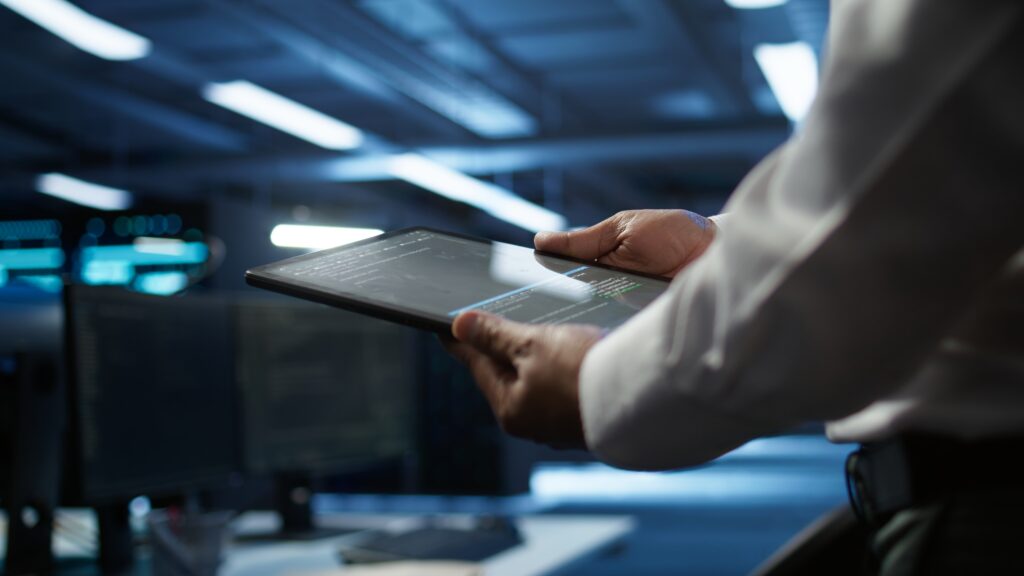 close up tablet