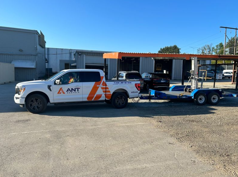 Ant equipment rental car outside
