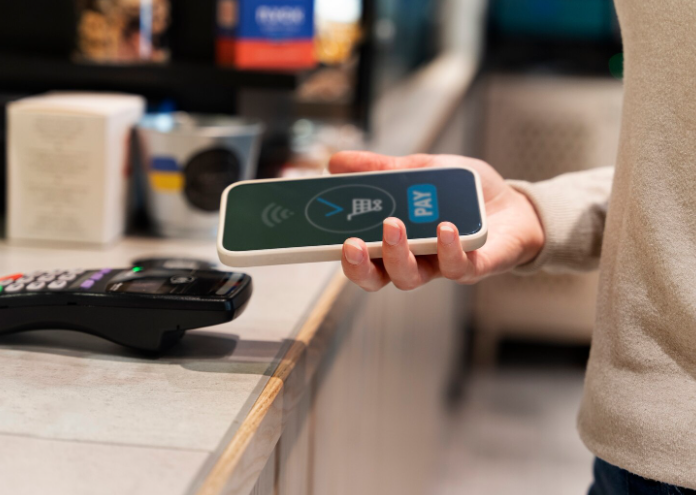 Customer using RFID