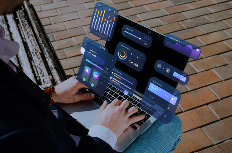 Person on laptop