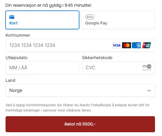 Optional Flexible Payment Flow