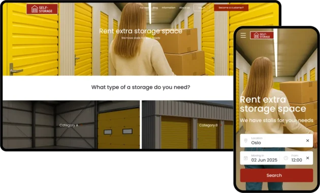 Self storage software
