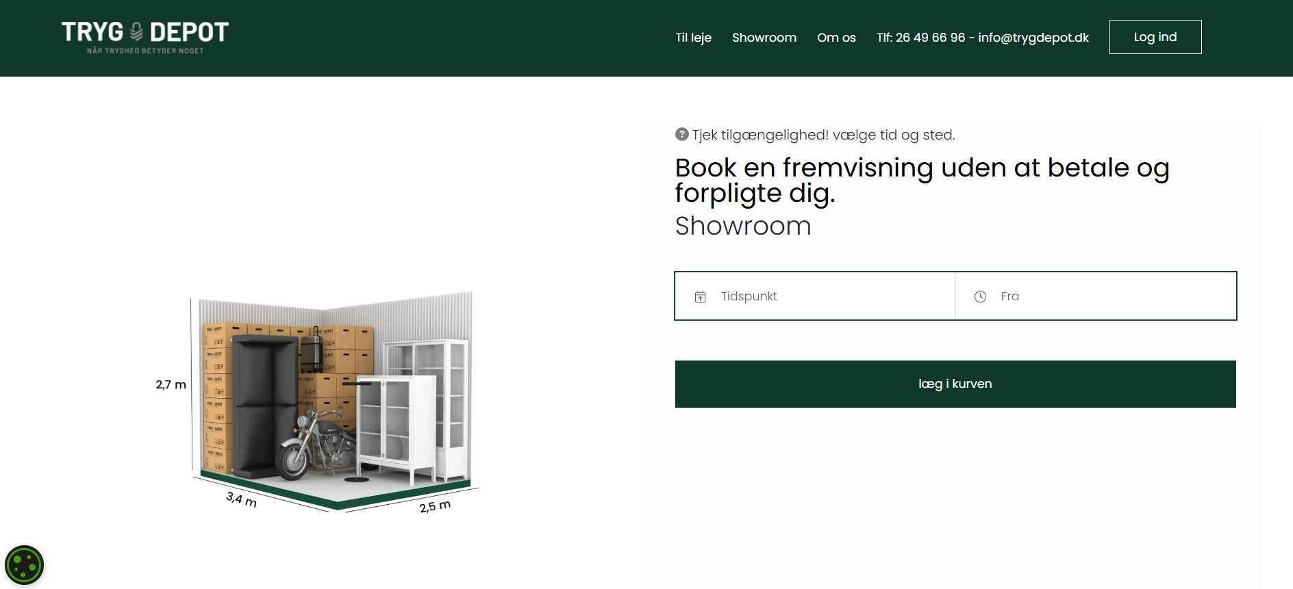 TrygDepot - Showroom self storage