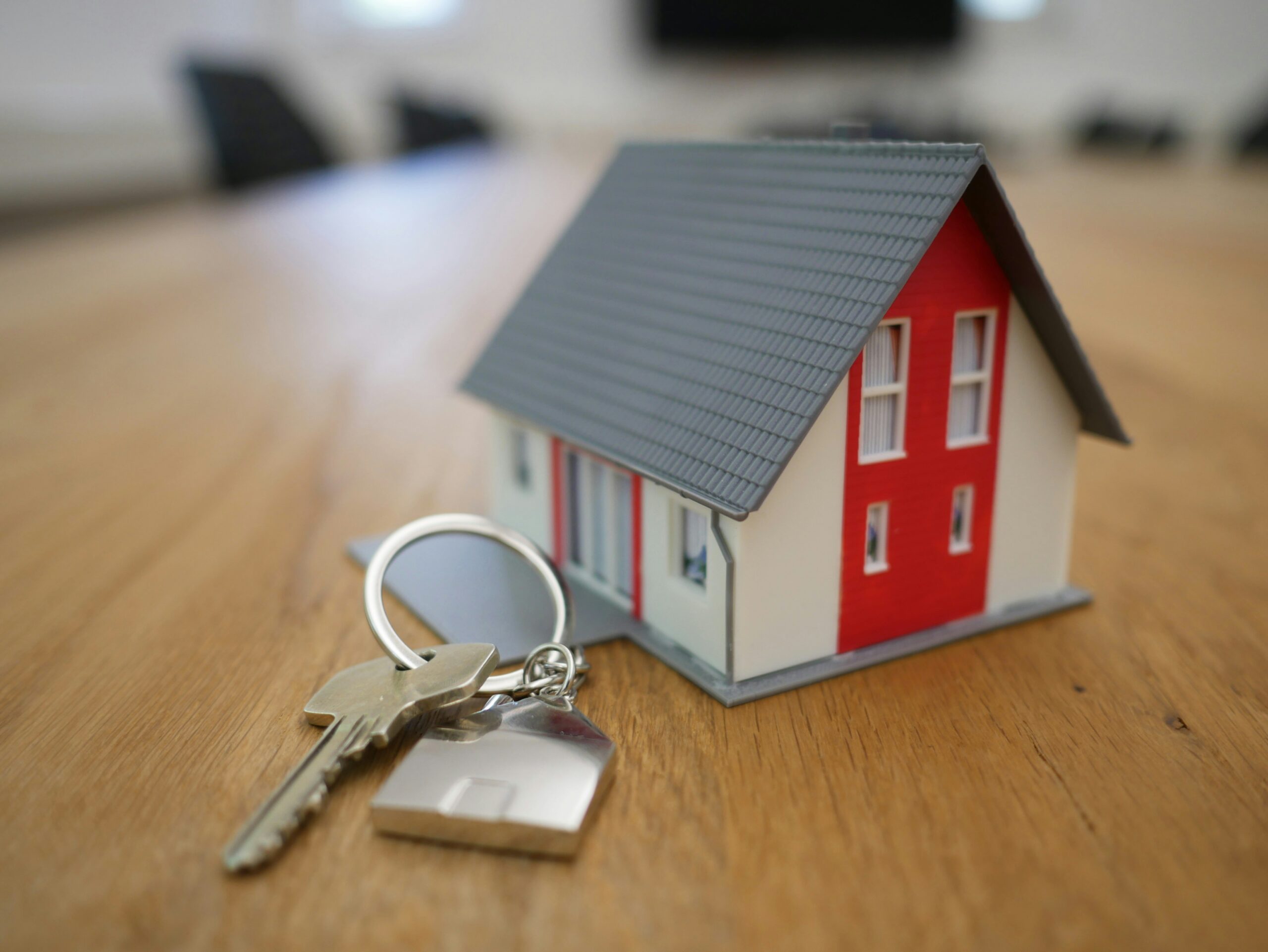 A small house with a key