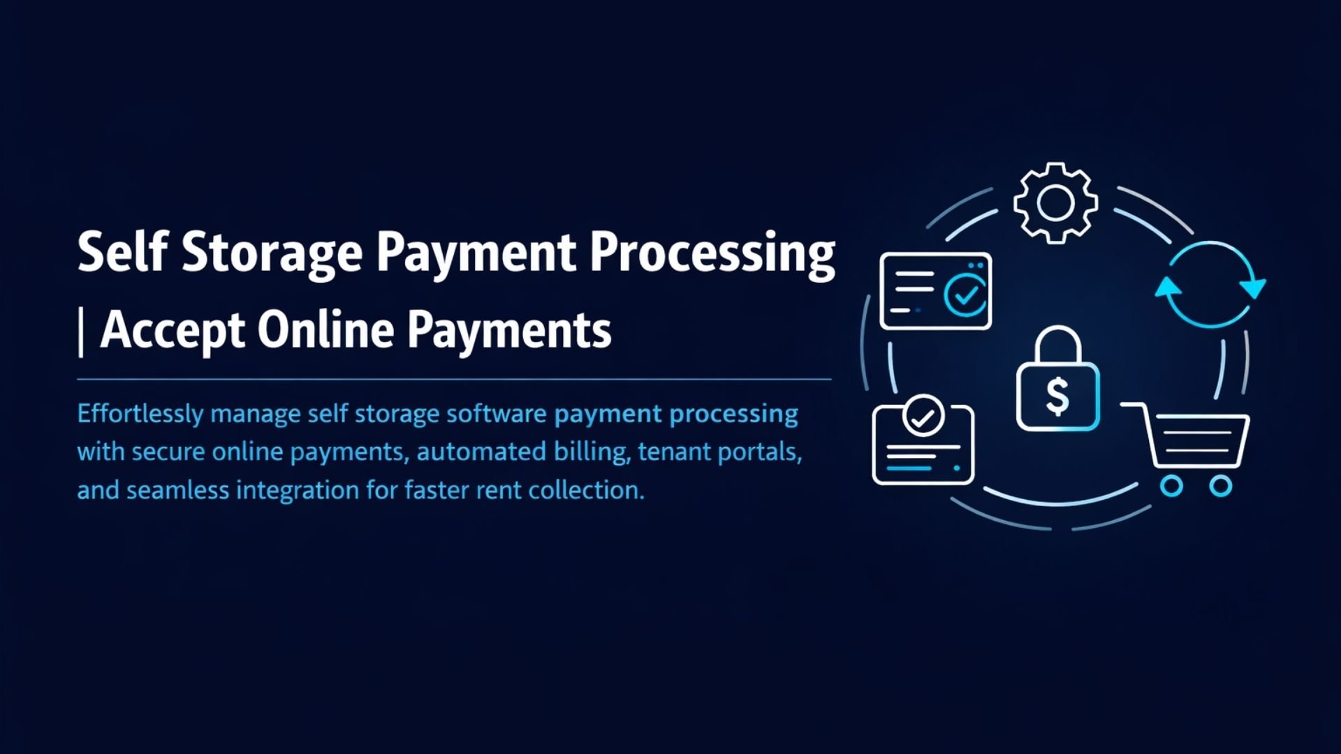 Self storage payment processing