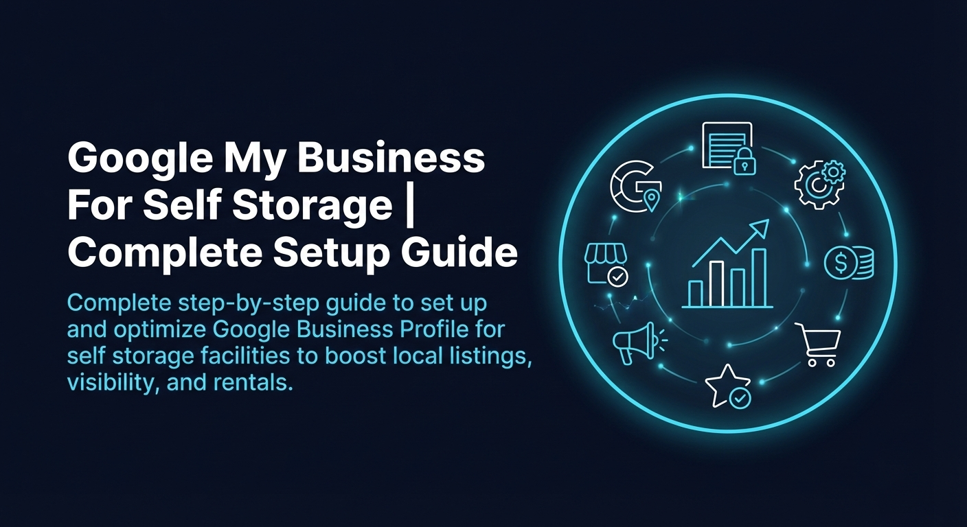 Google my business for self storage