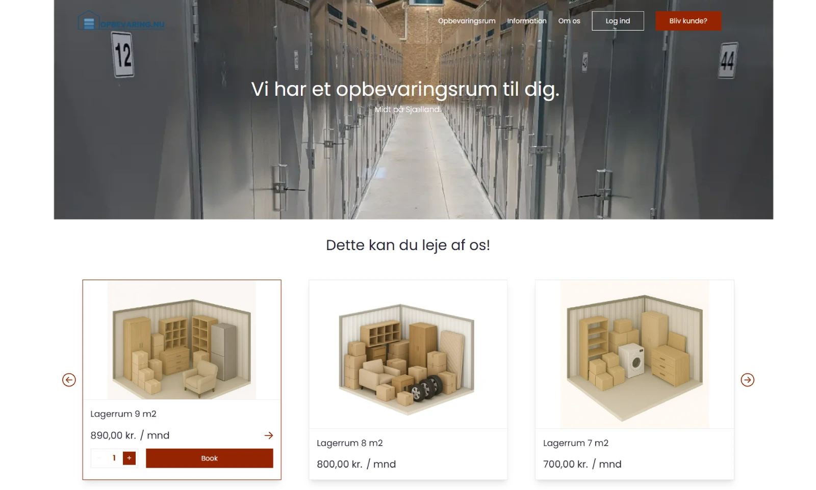 Opbevaring.nu - self storage system
