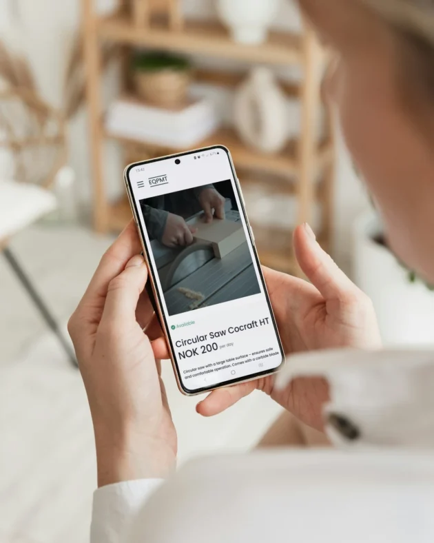 Rental software - managing equipment