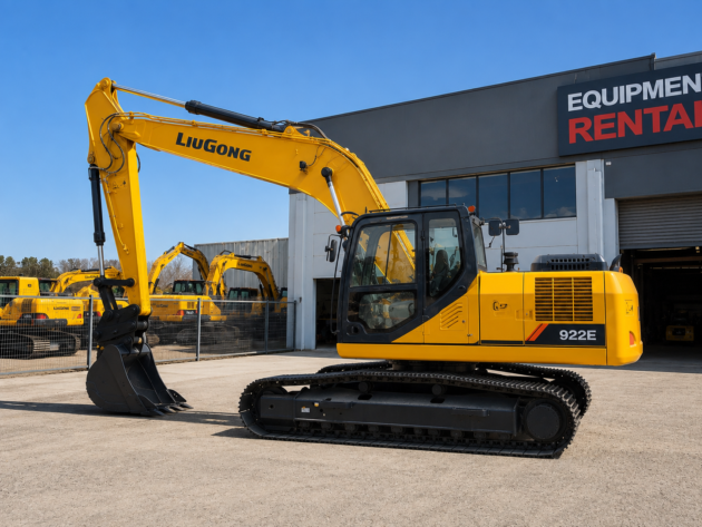 LiuGong excavator for rent