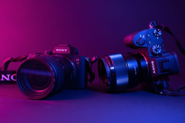Professional camera gear for camera rental software